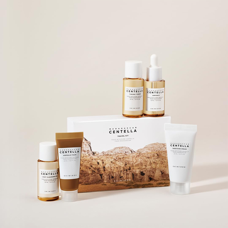 Centella-Kit de viaje de viaje - Skincare Garnier reseña y precio