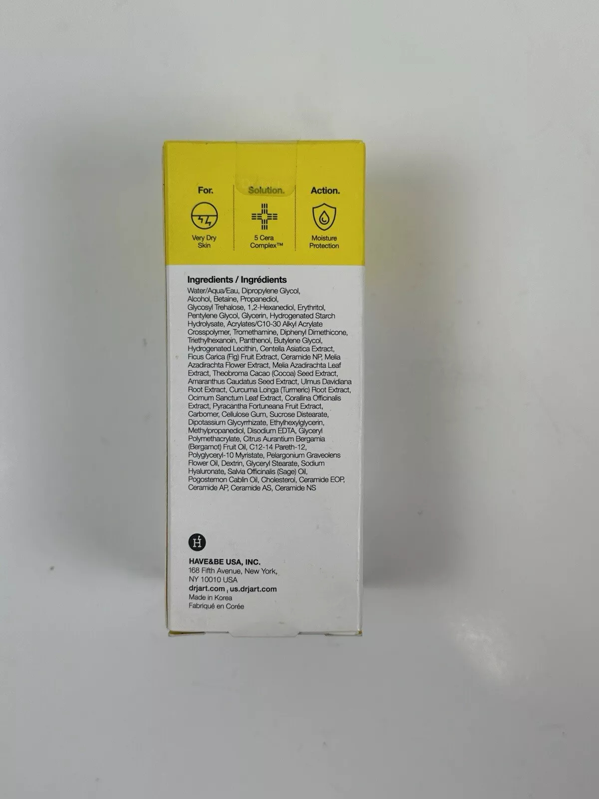 Dr. Jart+ Ceramidina Tónico Hi - Skincare Garnier reseña y precio