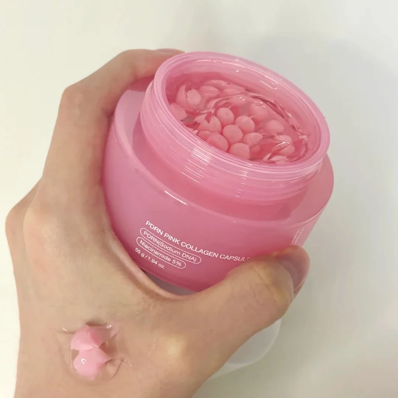 Crema de Colágeno Rosa con PDR - Skincare Niacinamide reseña y precio