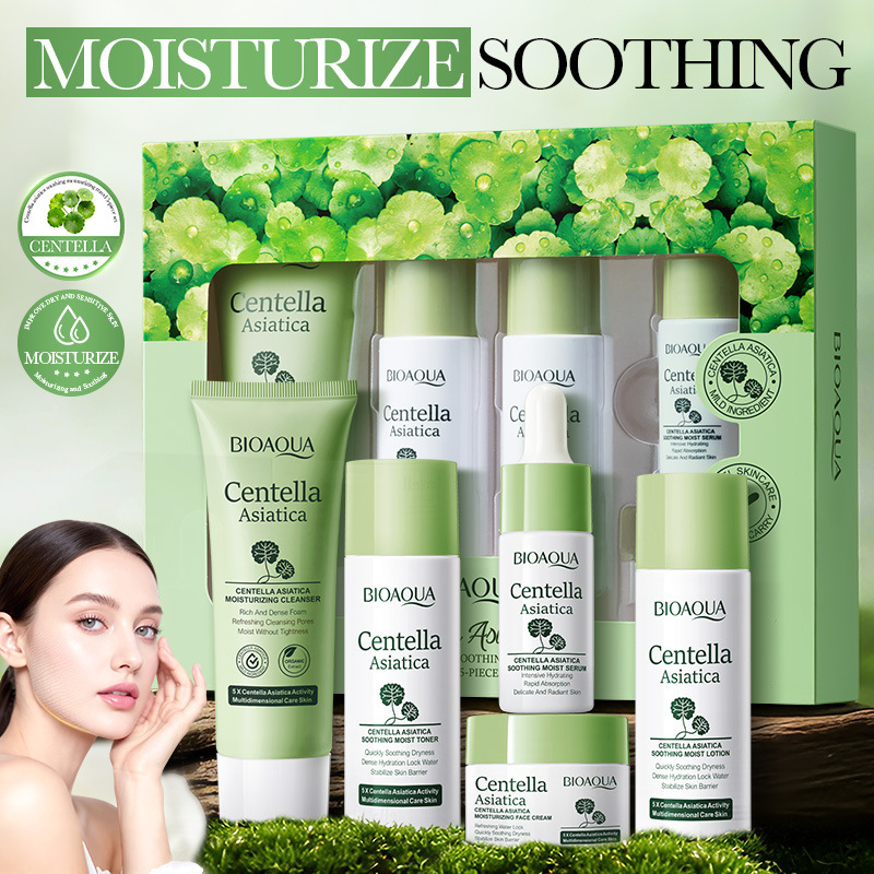 Juego de 5 Piezas BIOAQUA Cent - Skincare Glad2Glow reseña y precio